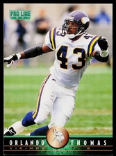 1997 Pro Line #158 Orlando Thomas