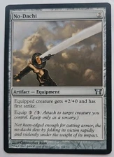 MTG Magic The Gathering Card No-Dachi Artifact Equipment Champions Of Kamigawa 