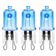 UVA UVB Reptile Halogen Bulbs 25W Heat Lamp - 3 Pack Daylight Blue