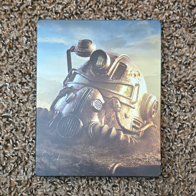 Fallout 76 SteelBook Metal Case Only (No Game) w/ Map Interior, Multi-Platform