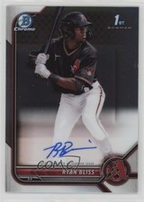 2022 Bowman Chrome Prospect Auto Ryan Bliss #CPA-RB Auto 0vw3