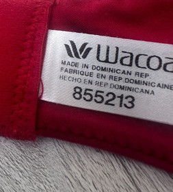 Wacoal Perfect Primer Bra Underwire Red Unlined Full Coverage Microfiber 855213