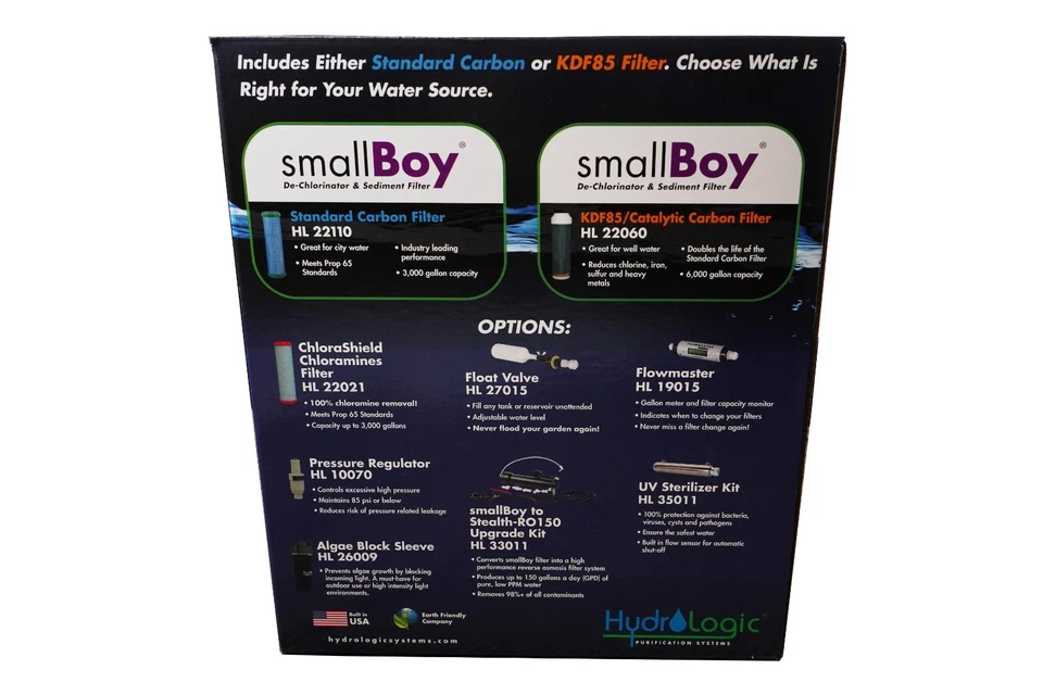 NEW Hydro-Logic Small Boy De-Chlorinator with KDF85 Catalytic Carbon Filter  - Image 2 of 4
