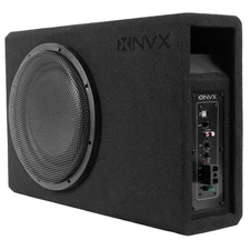 NVX QB10SPA 350W RMS 10" Amplified Ported Loaded Subwoofer Enclosure