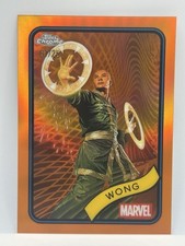2025 Topps Chrome Marvel #86 WONG Orange Refractor /25