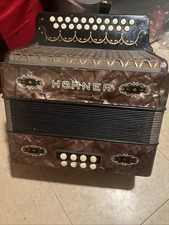 Hohner Accordion Vintage 2-Row 8-Bass 21-Key