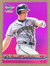 2000 Pacific Prism - Holographic Purple - Geoff Jenkins - #80 - Brewers - NrMt