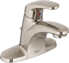 American Standard 7075000.295 Colony Pro Bathroom Faucet Metal Drain 1.2 GPM