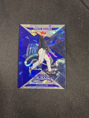 2025 Panini Crusade - Crusade Travis Bazzana, Travis Bazzana #8 Blue Cracked Ice
