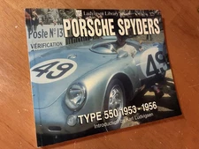 Porsche Spyders: Type 550 1953-1956 Ludvigsen Library Book Racing Factory Photos