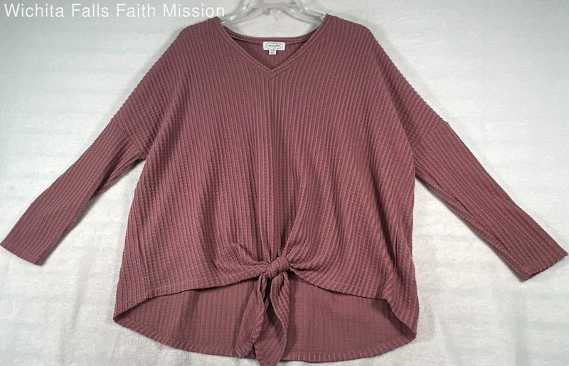 Mudpie Mauve Shirt: Size S/M