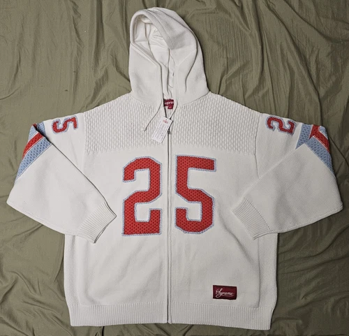PULL À CAPUCHE ZIPPÉ SPORT SUPRÊME (FW25) BLANC