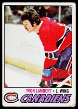 Yvon Lambert, 1977-78 Topps, #151, Montreal Canadiens,