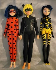 Miraculous Tales of Ladybug &Cat Noir Marinette,Lady Bug, Bandai Playmates Dolls