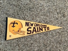 VINTAGE 1970's New Orleans Saints Full Size 30 Inch Pennant Archie Manning NFL