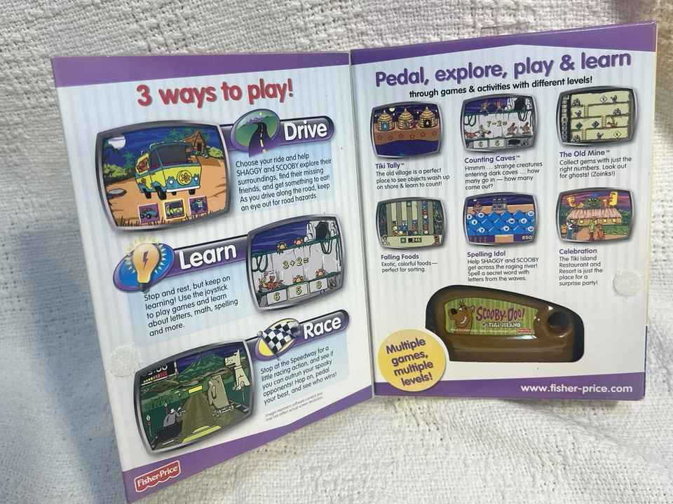 Brand NEW Factory Sealed Scooby-Doo Scooby Doo Smart Cycle Game Cartridge - Image 3 of 3