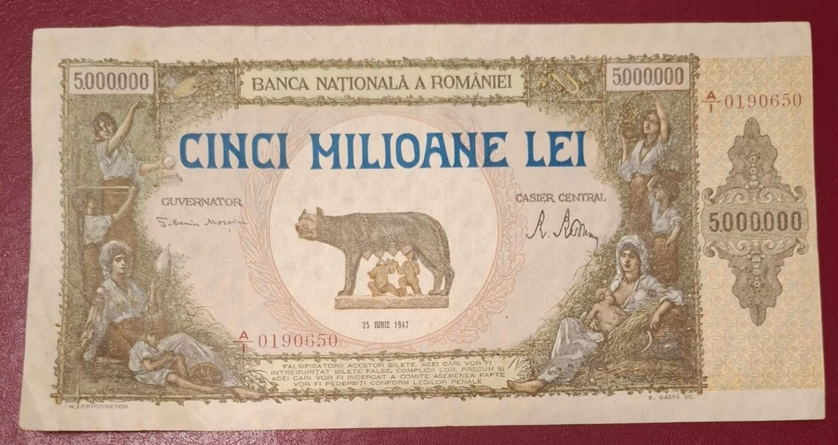 1947 Year Romanian Paper Money for sale | eBay
