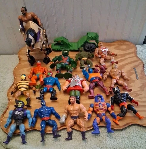 Masters Of The Universe Vintage MOTU Mattel Lot Of 15 14 Figures, Night Stalker