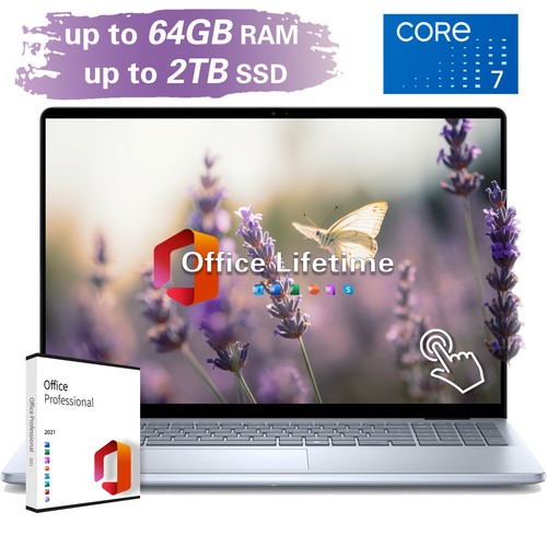 2025Dell Inspiron 16"FHD Laptop Office21 Core 7-150U UPTO 64GB RAM 2TB SSD Touch - Picture 2 of 5