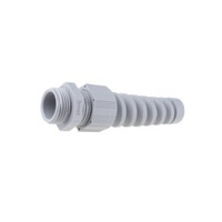 HT-K PG16 RAL7001 Kabelverschraubung Mit Knickschutz PG16 IP68 Mat: Polyamid Hel