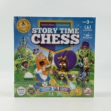 Story Time Chess Read A Story Learn Chess New / Sealed 2021 Thinking Cup TOTY