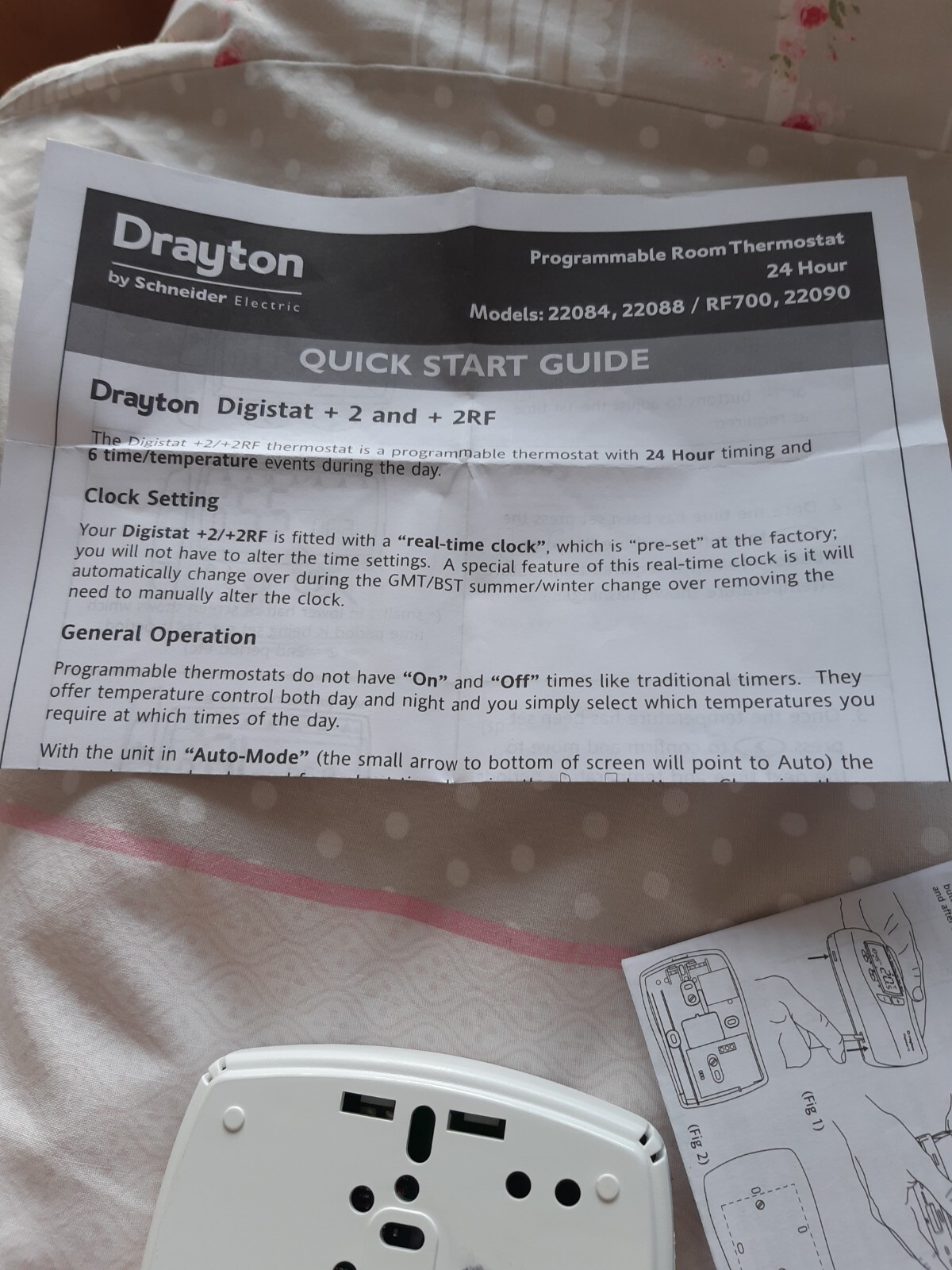 Drayton Digistat +2 Thermostat eBay