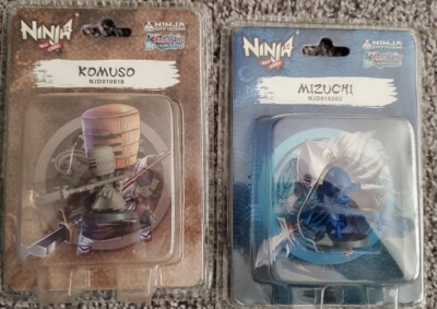 Ninja All Stars Komuso and Mizuchi Blister Packs - Soda Pop Miniatures