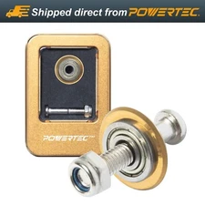 POWERTEC PRO Tungsten Carbide Scoring Wheel with Gold Titanium Coating - 22mm