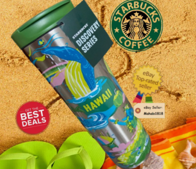 Starbucks HAWAII Stainless Steel Tumbler Discovery Series 16 oz. Travel  Thermos | eBay