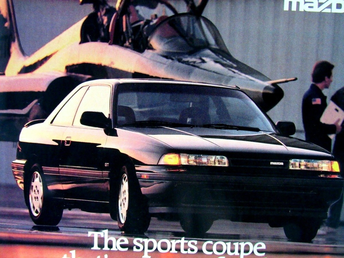 1989 Mazda MX 6 GT Fast Company Original Print Ad 8.5 x 11