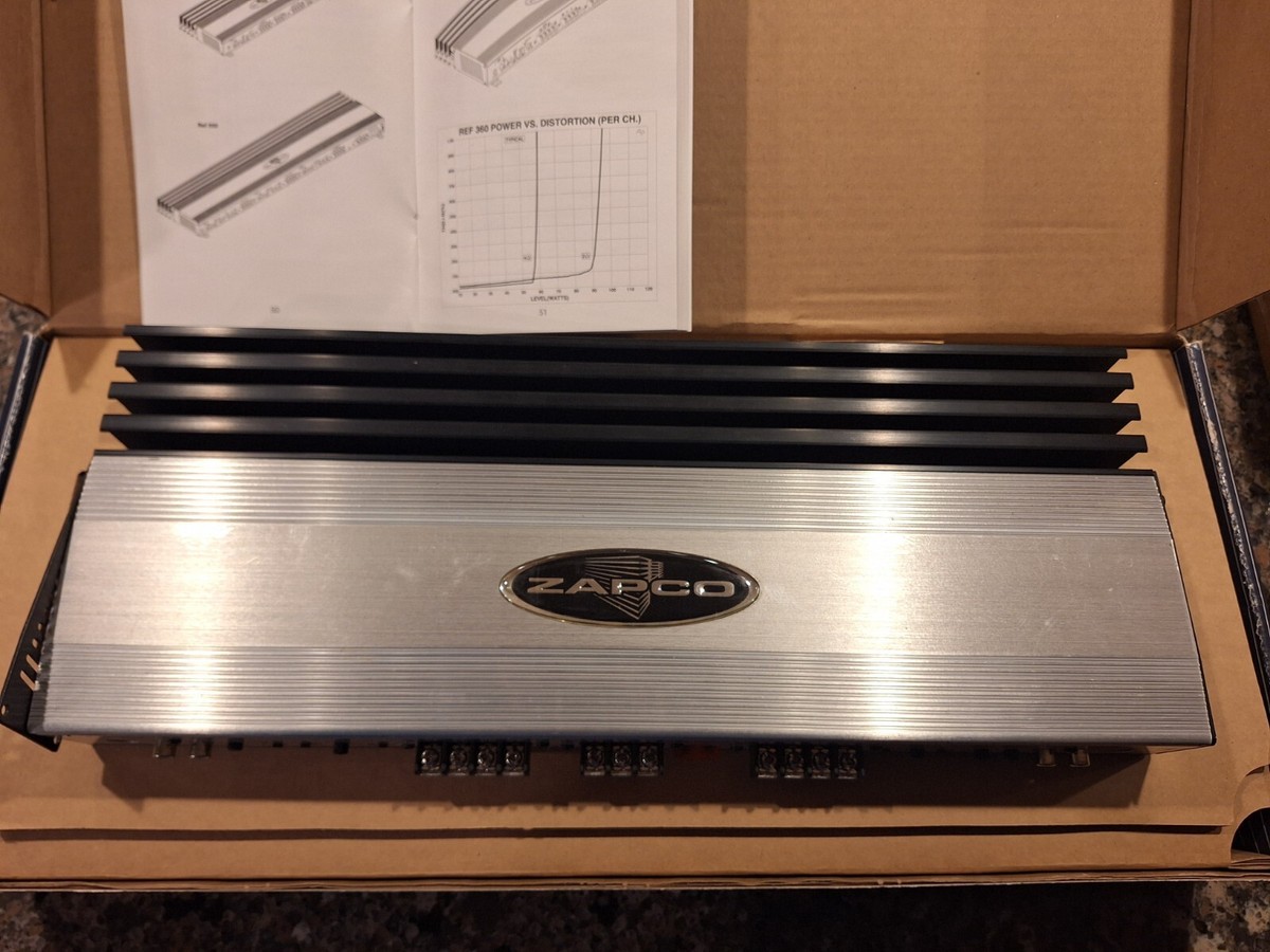 Old School Zapco Reference 360 Car Amp Amplifier Made In USA