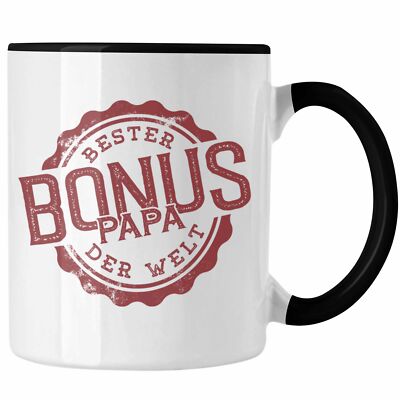 Trendation - Bester Bonus Papa Der Welt Tasse Geschenkidee Spüche für Stiefpapa
