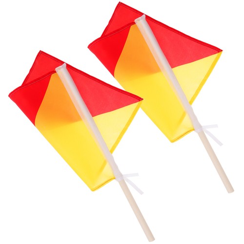 2 Pcs Traffic Safety Equipment Signalflagge Reisen Mini -Flaggen - Bild 3 von 12