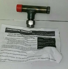 Continental Industries Steel Service Punch Tee 1" IPS Plain Butt 1302-09-0814-0