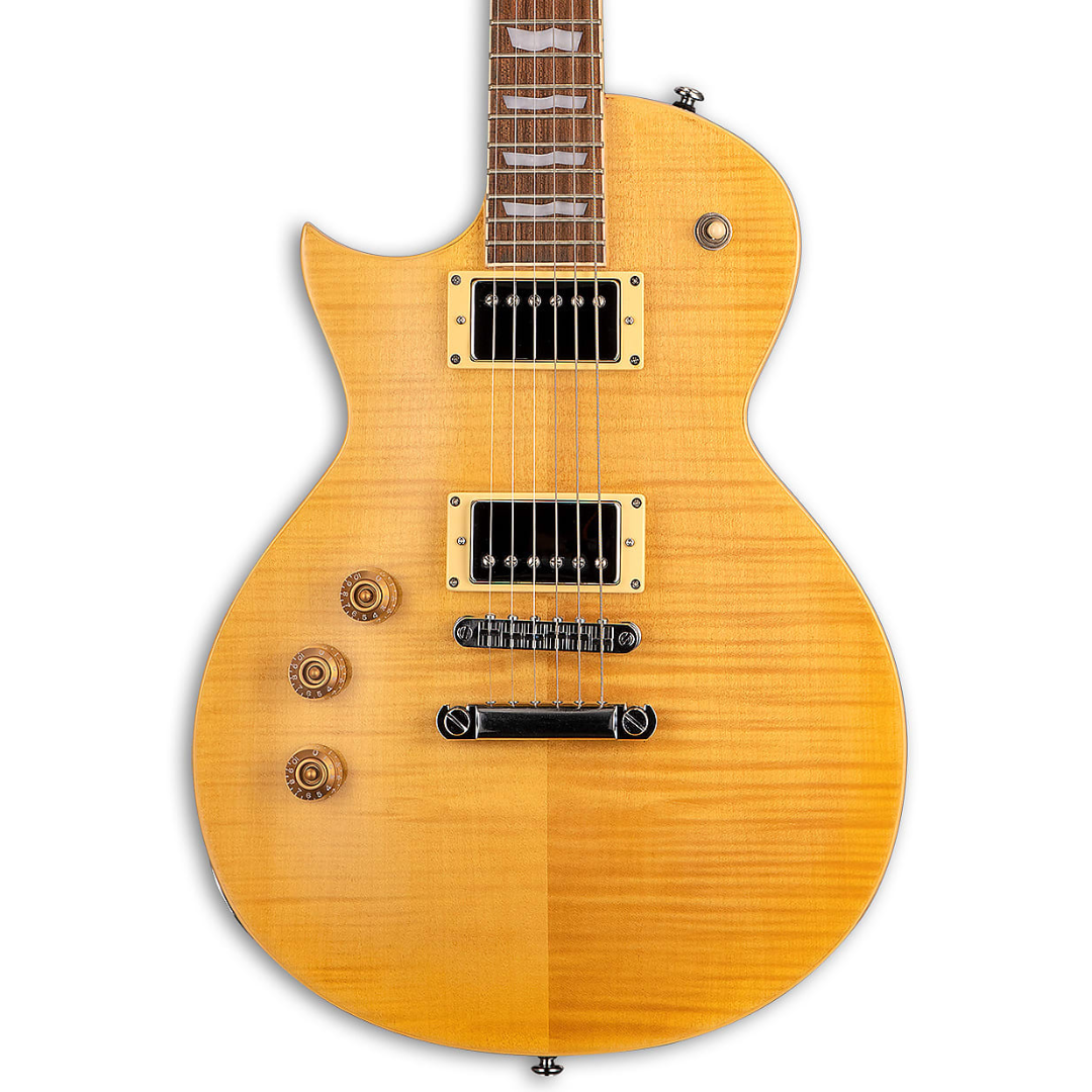 LTD by ESP EC-256VNLH Vintage Natural Left-Handed Single Cutaway 