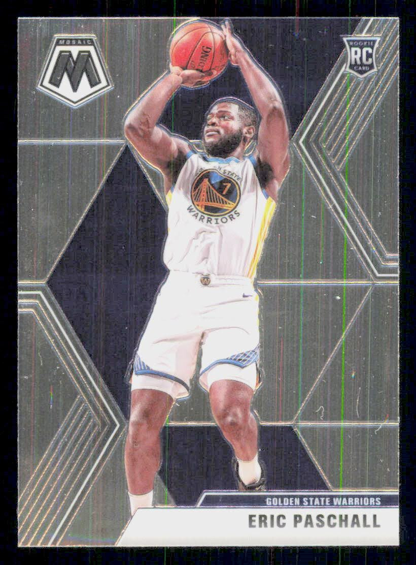 19-20 Panini Mosaic #250 Eric Paschall RC Golden State Warriors