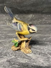 Maruri bird - Bluetit, The Chancery Collection. Hand painted porcelain