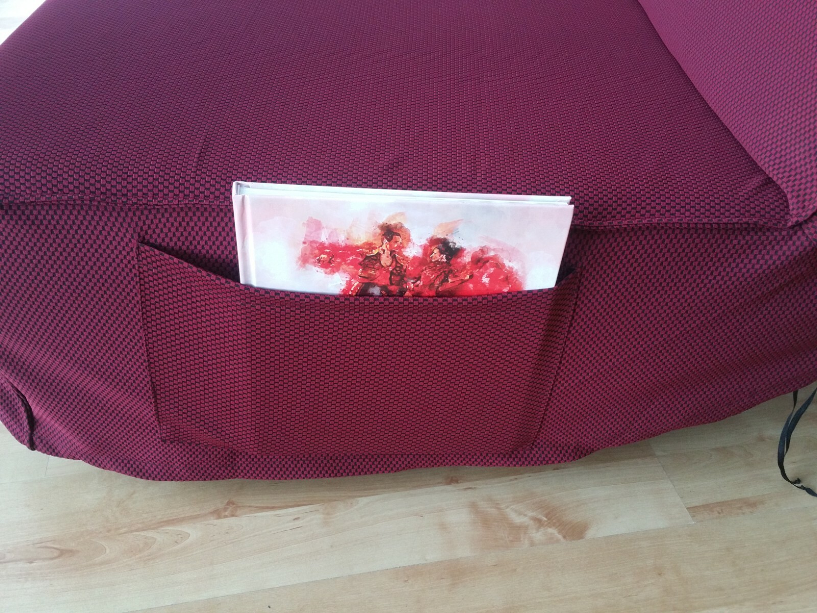 COVER SLIPCOVER FOR IKEA BEDDINGE SOFA BED 200x140cm WINE RED eBay