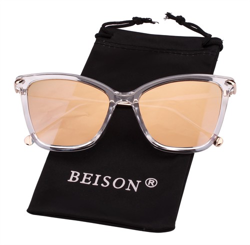 Cat Eye Womens Retro Metal Temple Classic Full Rim Sunglasses Glasses UV400 - Picture 6 of 45