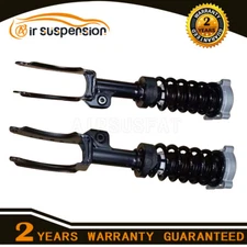Pair Front Shock Strut Absorber Coil Spring Assemblys For Audi Q7 4L 2007-2009
