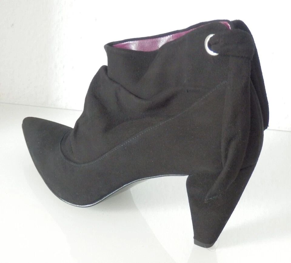 Linea Tesini Stiefelette schwarz Leder  Gr. 39 - Bild 4 von 4