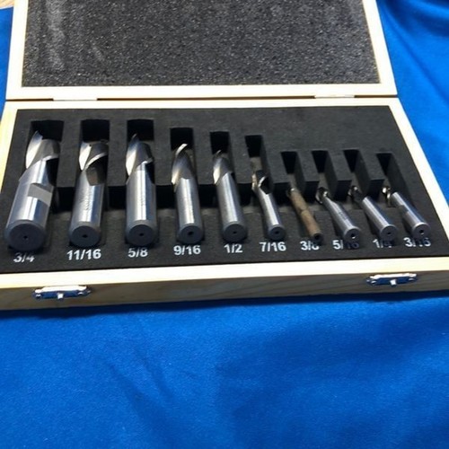 Shars HSS 3/16-3/4" HSS Single End Mill 10pcSet - Picture 6 of 12