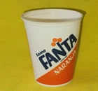 Orange FANTA Soda VINTAGE Argentina 1978 plastic cup VERY RARE  Advertising