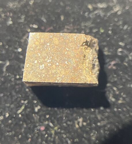 Rebanada de condrita Hassayampa meteorito H4 - 0,71 gramos - Arizona - Imagen 2 de 5