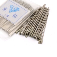 0.8mm - 2.2mm Diamond Coated Tipped Drill Bits for Tile Glass Jewellery Ceramics