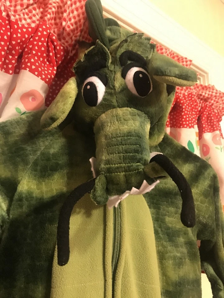 DISFRAZ VERDE PELUCHE DRAGÓN CARIÑO LUGAR INFANTIL TALLA 12-24 MESES Foto 2 de 4