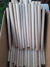 10x 300mm x 19mm Kiln dried Oak dowel suitable for Oak framing, Pen blanks, etc