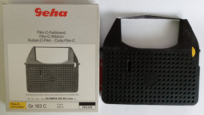 1x GEHA Filmband Carbon GR. 163c correctable Farbband f. OLYMPIA ESW 3000, ES 90