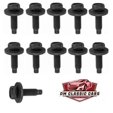 1965 - 1968 Ford MUSTANG Door Hinge Bolts - Both Upper and Lower - 11 BOLT Kit