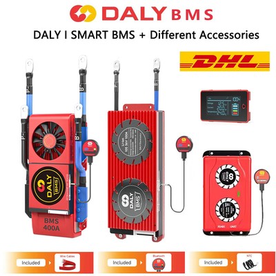 Daly Smart BMS 12V 24V 48V 100A-250A Lifepo4 BMS with Balance+Bluetooth Module
